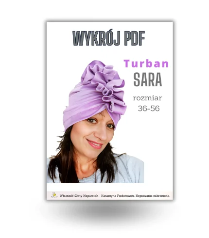 Wykrój na turban SARA
