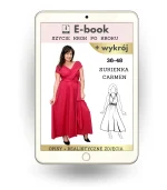 wykrój na sukienkę infinity - okładka e-booka